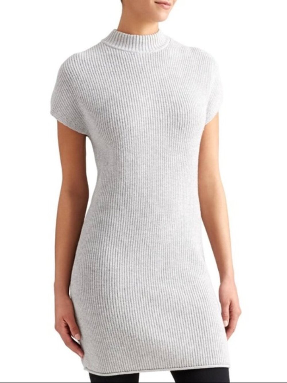 Gray Wool Sweater Dress